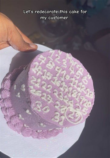 Redecorating a Bento Cake for a Client