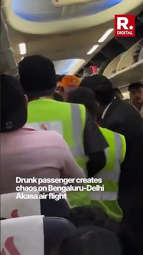 Drunk Passenger Creates Chaos on Bengaluru Delhi Akasa Air Flight