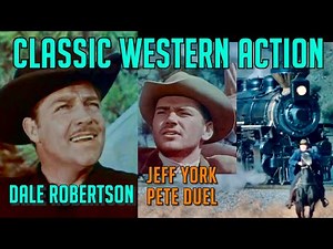 Dale Robertson is DIAMOND JIM Free Western Film TALES OF WELLS FARGO star! Jeff York! Pete Duel! WOW