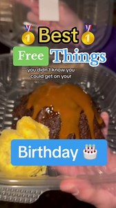 I tried more of the best free things you can get on your birthday