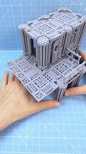 Our latest modular battlefield terrain release! Zone Selvik Buildings :) #warhammer40k #necromunda #resinprinting #3dprint #warhammercommunity | Print Minis