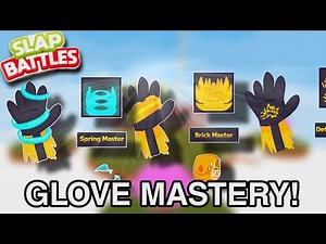 NEW Slap Battles Glove MASTERY! | Roblox