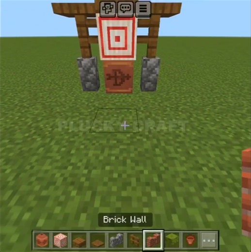 Bullseye 🎯 In Minecraft #minecraft #shorts #youtubeshorts