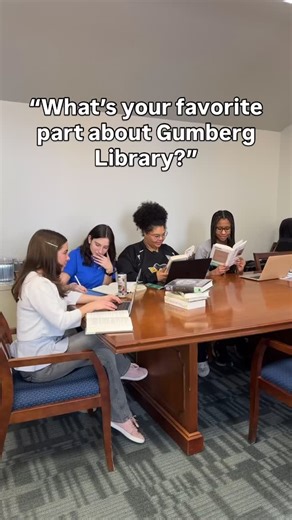 Gumberg Library means something different to every student — so what’s your favorite part? Day of Giving 2026 is officially LIVE! Join us in supporting the spaces, resources, and people that help our students thrive. Donate via the link below 🔗 https://dayofgiving.duq.edu/giving-day/108520/department/108532 #duquesneuniversity #gumberglibrary | Gumberg Library at Duquesne University