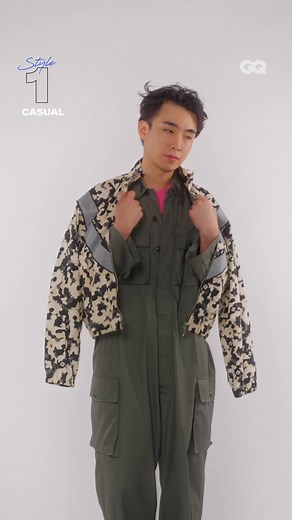 今回のGQ 3Way-Stylingは、廣瀬 亮輔が”つなぎ”をテーマに3Styleを披露！#つなぎ #コーディネート #メンズファッション #メンズファッションコーデ #gqjapan