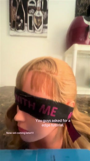 #hair #maniquinchallenge #hairtok #mannequin #followme | edge tutorial