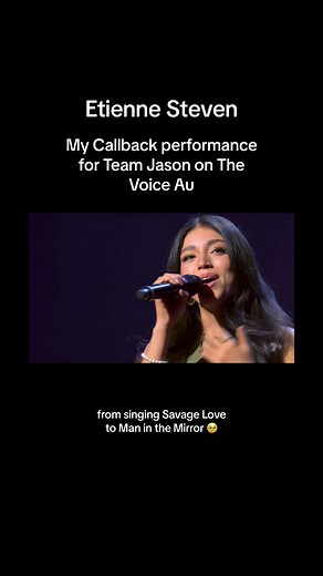 Etienne Steven's Impressive Callback Performance on The Voice Australia