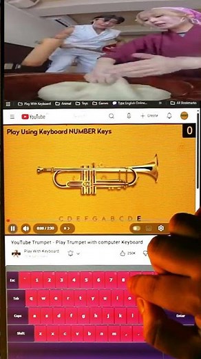 Yosho Hai Yay Yay with YouTube Trumpet #trumpet