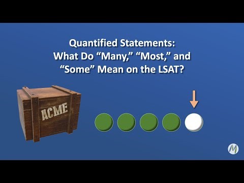 Quantified Statements: What Do “Many,” “Most,” and “Some” Mean on the LSAT?