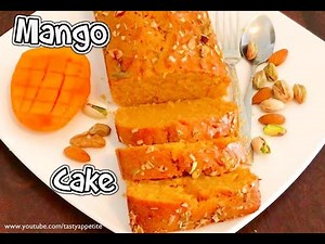 Eggless Mango Cake | Best Mango Sponge Cake | Mango Cake Recipe