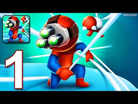 Webbi Boi 3D - Gameplay Walkthrough Part 1 - Target Enemies With Spider Web (iOS, Android)
