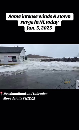 Spent the day storm chasing for @NTV.CA 🌀 🌊