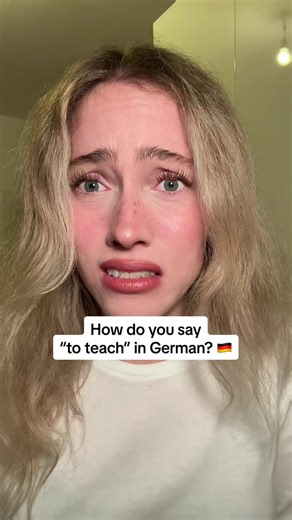 Learn How to Say 'To Teach' in German