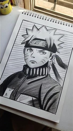 draw with Naruto 😀#art #drawing #trending #shorts #viral #youtube