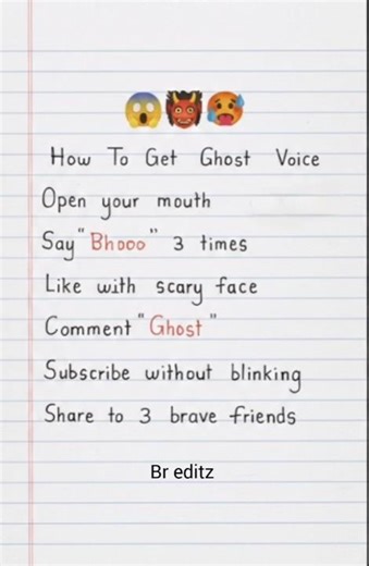 how to get Ghost voice 😱👹🥵