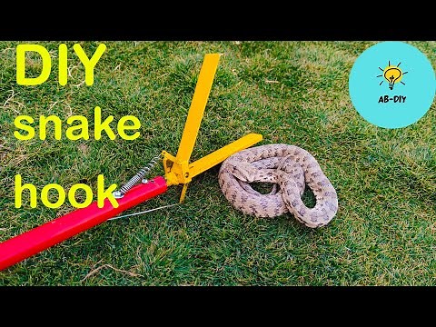 Snake Clamp Tongs - how to make snake catcher stick