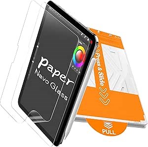 PandaShield 2-Pack Paper-feel Screen Protector Easy-Installation Box for iPad Pro [11-in.] M5/M4 (2025/2024),Matte,Write and Draw like on Paper,Bubble Free,Anti-Glare,Scratch Resistant,Apple Pencil Support