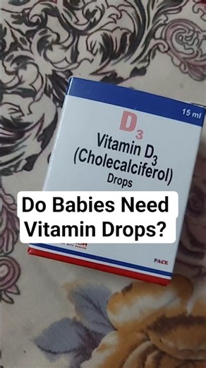 Why Do Babies Need Vitamin D Drops? ☀️👶 #shorts #parentingtips