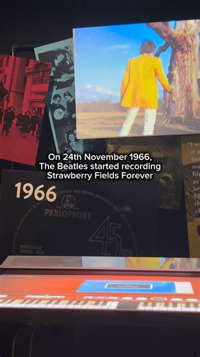 On 24th November 1966, The Beatles started recording ‘Strawberry Fields Forever’ and ‘Penny Lane’. You can learn more about the writing and recording of Strawberry Fields Forever in our visitor exhibition. Book your ticket at strawberryfieldliverpool.com and enjoy 10% off when you book 24 hours in advance (T&Cs apply, see website for details) | Strawberry Field Liverpool