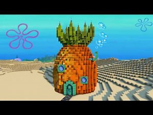 How to Build SpongeBob's House in Minecraft 🍍