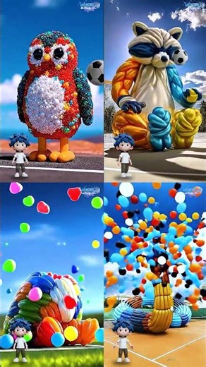 Cartoon Explosion Test | Which Animal Looks Funniest?