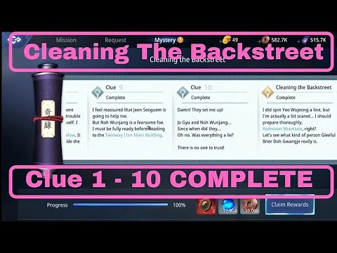 MIR4 | MYSTERY | Cleaning the Backstreet | Clue 1 - 10 COMPLETE