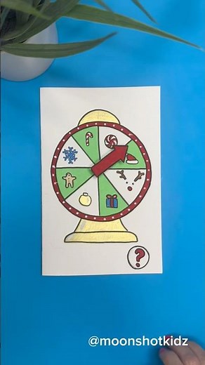 DIY “Gift wheel” interactive spinning card. Easy and fun paper electronics craft for beginners.