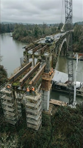 Bridge Demolition Gone Wrong (Rebuilt Better) #construction #bridge #satisfying #beforeandafter #diy