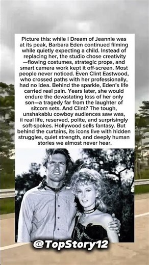 Barbara Eden's Hidden Secret on I Dream of Jeannie. #shorts #celebrity #hollywood