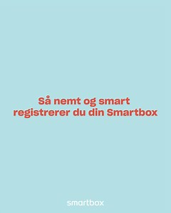 Så nemt og smart registrerer du din Smartbox 🌟 #smartboxdk #nemtogsmart #sammenomoplevelser | Smartbox