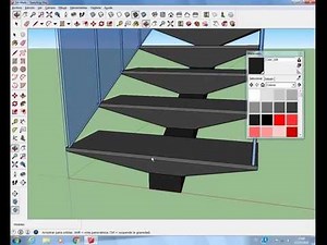 Cómo dibujar fácilmente una escalera en Sketchup
