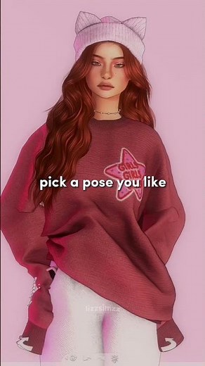 How to pose in cas | #shorts #sims4 #thesims4