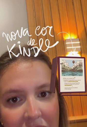 Nova cor do Kindle Scribe: fig impactante