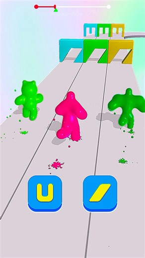 Blob Shifter 3D Level - 1492 #games #shorts #gameplay #gaming