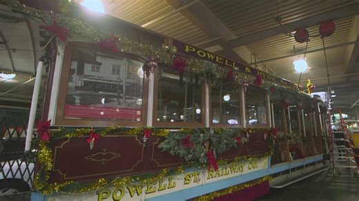New San Francisco tradition rolls out with decorating cable cars