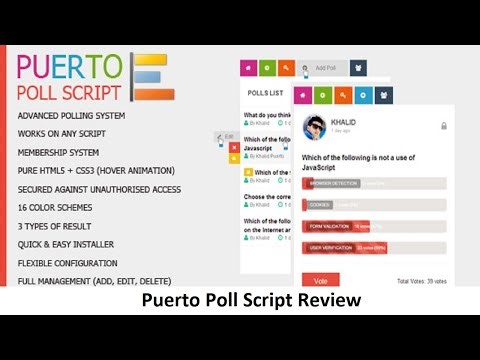 Puerto Poll Script Review