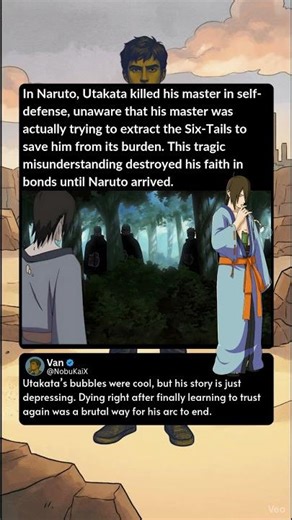 In Naruto, Utakata his master in self defense, unaware the man was actually trying to extract the Si