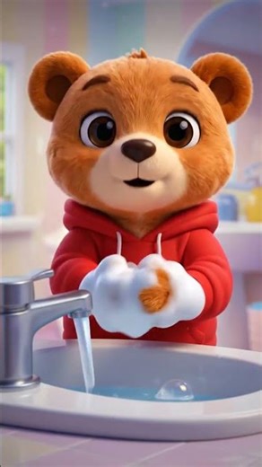 Wash Your Hands With Me! 🧼✨ (Fun Kids Song) #song #viral #funny #music #live