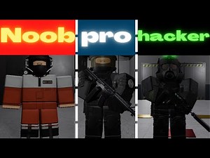 Scp roleplay roblox NOOB vs PRO vs HACKER