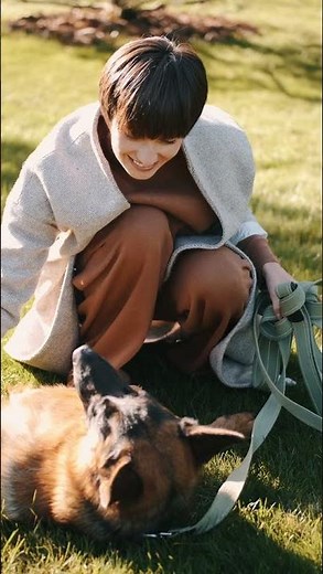 Woman With a Dog