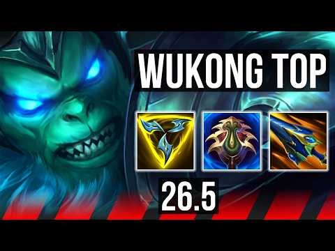 WUKONG vs YORICK (TOP) | 39K damage, Good KDA: 13/2/6 | NA Master | 26.5