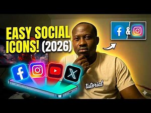 Create Custom Social Media Icons in 3 Minutes