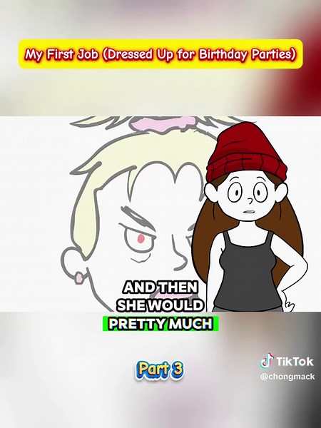 My First Job (Dressed Up for Birthday Parties) Part 3#fpy #usa🇺🇸 #birthday #first #animated