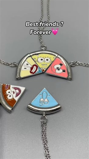 Link in Bio!😘 Cute Necklace Set for BFFs/Best Friend, Friendship. #short #bff #gift #bestfriend #fy