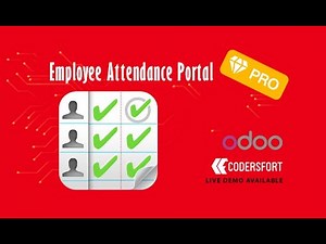 How to mark Employee attendance in odoo | odoo Portal Employee Attendance | Location | Geofence