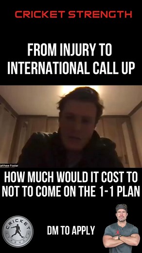 The 1-1 plan can change lives! So much more than just training DM to apply | Cricket Strength