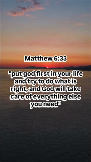 Put God First and Watch God Provide | Matthew 6:33 🙏❤️