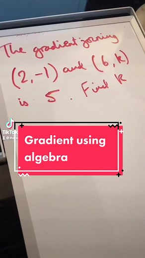 Master Algebra: Learn Gradient Calculation | Math Tutor Tutorial