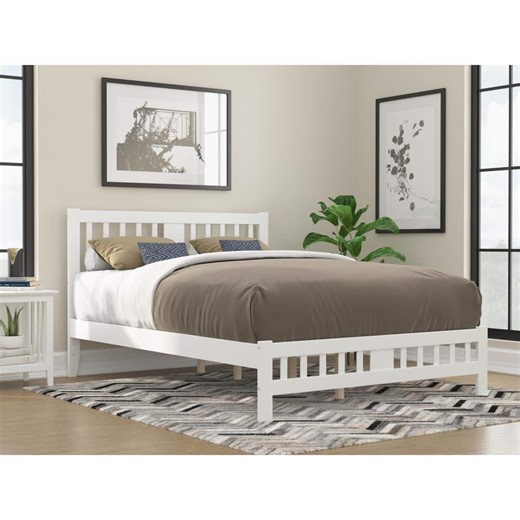 Reviews for AFI Tahoe Queen Platform Bed Frame with Footboard in White | Pg 1 - The Home Depot