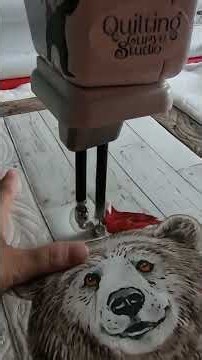 quilting wood grain free motion texture #shorts #quilting